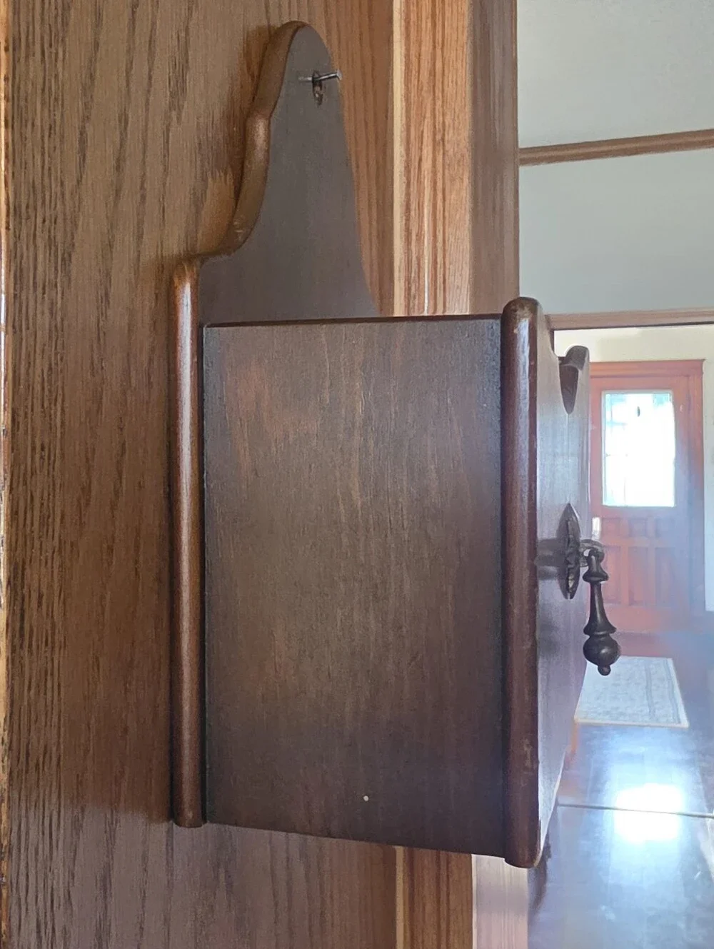 Vintage Wooden Wall Pocket